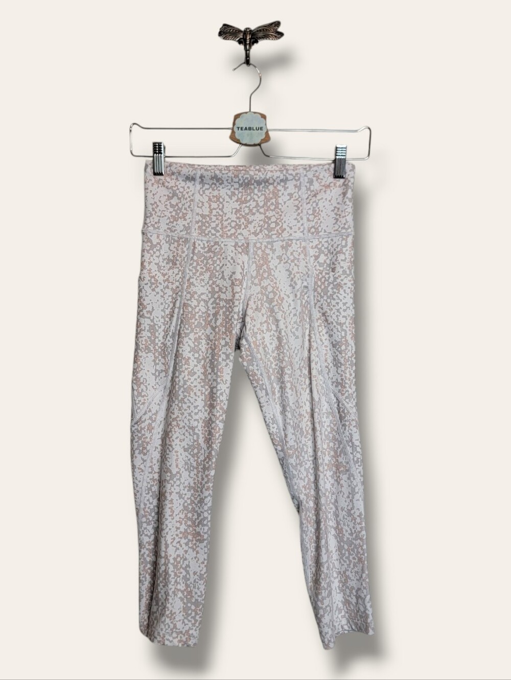 Athleta Salutation Stash Pocket Serpent Tight White Serpent Print XSP - Picture 2 of 13